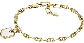 Fossil Damenarmband, Heritage Messing Kettenarmband