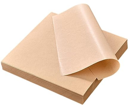 MAGICLULU 500feuilles Papier De Cuisson Jetable Papier Sulfurisé Oléophobe Pour Friture Et Cuisson Antiadhésif Et Facile à Nettoyer