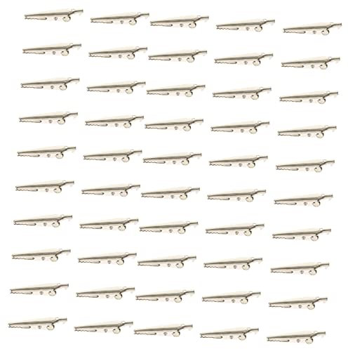 Uonlytech 100 Stk Krokodilklemme Federklemmen Reparatur Von Schmuck Mini-federklemme Alligator-testclip Alligator-drahtverbinder Gator-klemme Schmuckverbinder Eisen Einfach Feste Schnalle
