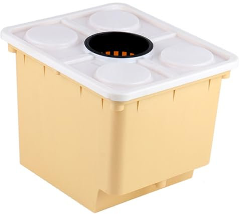 VANZACK Secchio per Piante Idroponiche in Pp Supporto per Coltivazione Senza Terra Cestino per Fiori e Verdure Resistente all Usura Alte Temperature Facil Usare Montare