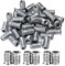 Visxcnu M5 Inserts d'écrou, 30pcs Insert fileté Bois, Insert Bois, Écrou Hexagonal filetéalliagezinc, Douille hexagonale à Visser, Tête pour Meubles en Bois, Insert Fileté Bois Ecrou Hexagonal