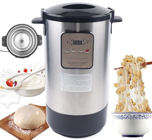 MáQuina De Fermentación Comercial De 12 Litros,Fermentador De Yogur,MáQuina De FermentacióN Inteligente Completamente AutomáTica Para Ajo,Natto,Pepinillos,Vino De Arroz Dulce,Masa,Vinagre,12L