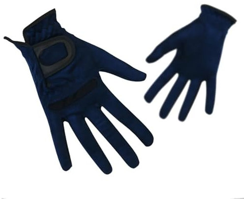 ZiYouao Golfhandschuhe Verstellbare, atmungsaktive Golfhandschuhe for Frauen, Linke und rechte Hand, Fasertuch, Outdoor-Sport, Golfhandschuhe Damen(M,19)