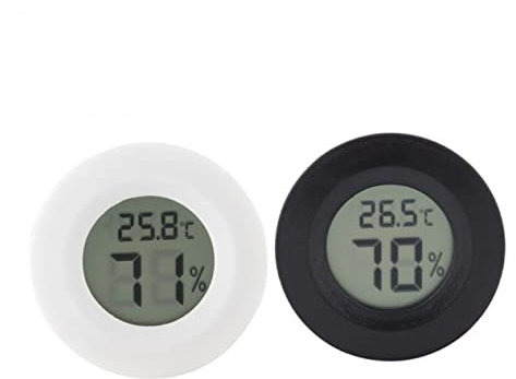 KITANDOVE Thermomètre Hygromètre Pour Boîte À Reptiles Humidimètre Compact Pour Reptiles