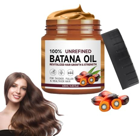 HOUSN Bio Batana Öl für Haarwachstum, Haaröl, Reines Organisches Batana-Haaröl Verhindert Haarausfall, Beseitigt Splissenden und Erhöht Glanz für Männer und Frauen (120 ml)
