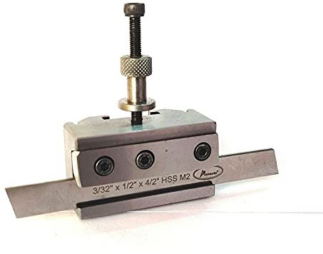 Buyohlic T37 Quick Change Tool Post Holder for Lathe Machine Tool (Parting Holder)