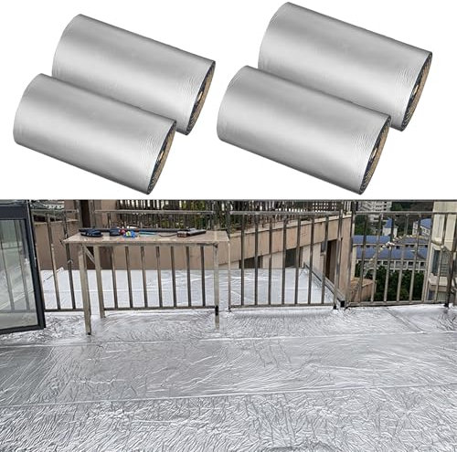 Générique Auto-adhésifs Tapis D’Isolation Acoustique Haute Densité Toit Étanche À L'humidité Longueur 500cm (épaisseur 10mm, 20mm)(10mm x 100cm x 1000cm)