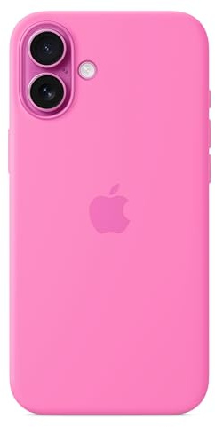 Apple Coque en Silicone avec MagSafe pour iPhone 16 Plus - Pivoine ​​​​​​​