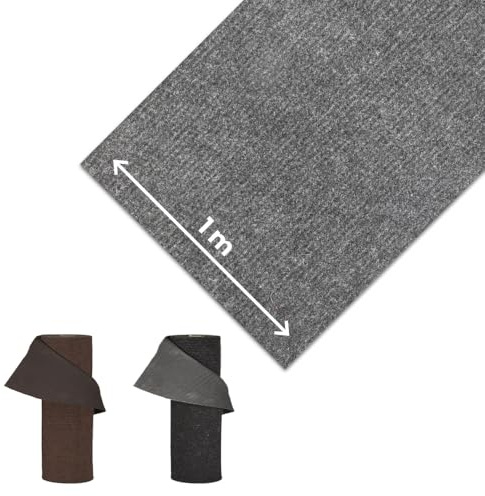 OLIVO.shop | TRAFFIC - Tappeto zerbino antiscivolo su misura per interno ed esterno, sagomabile, effetto moquette, 3 colori