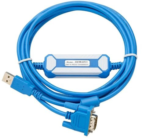 Cavo seriale for switch USB CS1W-CIF31+ Adattatore for cavo di programmazione con isolamento ottico USB-CIF31 da USB a R232, convertitore 232(Gold Plated Version)