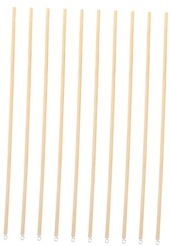 MAGICLULU 10 Stück Puppenmanipulationsstäbe aus Holz DIY Bastelmaterial für Schattenpuppen Handpuppen für Kreative Projekte und Puppenspiel