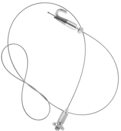 Operitacx Cordino per Appendere con Gancio e Scorrevole Cavo in Resistente per Foto per Gallerie Uffici e Case