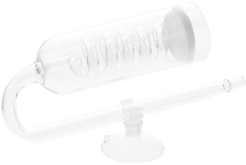 HOMOBABE Diffusore Co2 in Vetro per Acquario Sistema di Fine Diffusione per Piante Acquatiche e Pesci Tropicali