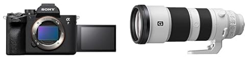 Sony Alpha 7 IV Vollformat Systemkamera – 33 MP, Echtzeit-Autofokus, 10 B/s, 4K 60p Video, Touchscreen, Profi-Features für Foto & Film + 200600G