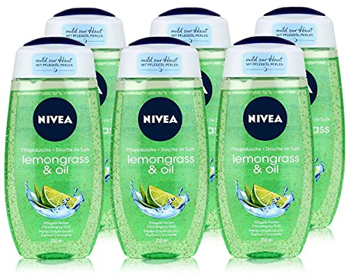 Nivea Lemongrass & Oil Nourishing Shower Gel Pack of 6 x 250 ml