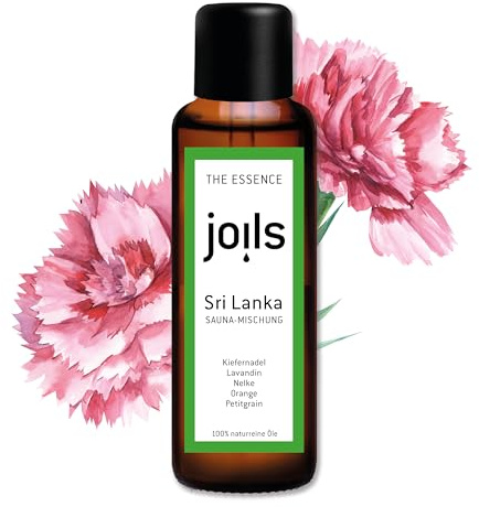 JOILS® Saunaaufguss SRI LANKA, 50ml, 100% naturreines Öl für Ihre Sauna, ätherisches BIO-Saunaöl vom Familienbetrieb aus dem Schwarzwald