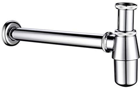 Ciencia Siphon Messing Siphon Geruchverschluss Verchromt Siphon für den Waschtisch Design Siphon, WT03