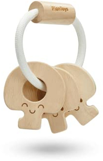 PLAN TOYS Baby Sleutelrammelaar (Naturel)
