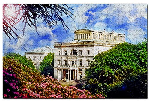 Deutschland Villa Huegel Essen Puzzle 1000 Teile Holzpuzzle Erwachsene Spielgrafik Reise Souvenir Holz