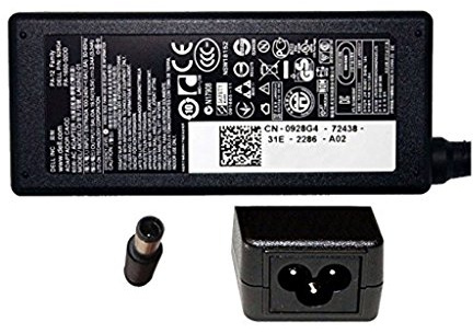 AC Adapter 65W Inspiron 15 7000 PA12 Laptop Notebook Battery Charger Power Supply Adaptor PSU Block Shape 19V 3.34A Pin 7.4mm x 5.0mm + UK Power Cord