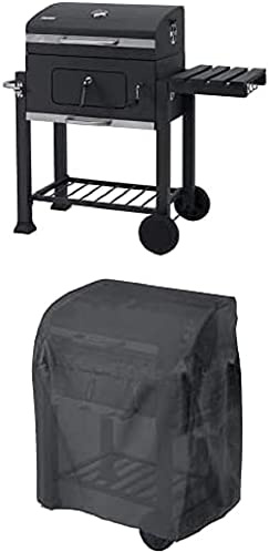 Bundle aus tepro Holzkohlegrill Grillwagen Toronto Click &tepro Abdeckhaube