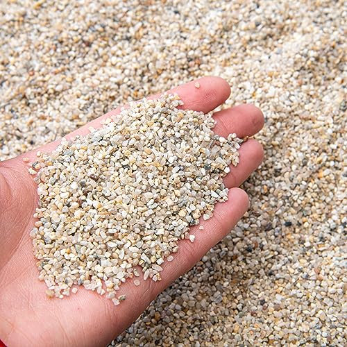 Natural Colour Silica Sand - COARSE Grain 1mm-2mm | Ideal for Aquariums, Arts and Crafts, and Gardening Soil (1KG)