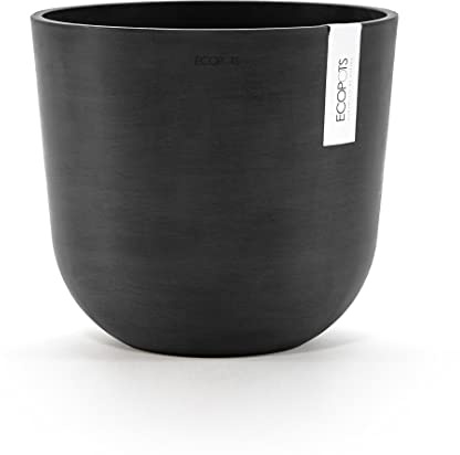 Ecopots Oslo 25 + Blumentopf mit Wasserreservoir - L 25 cm x H 21,4 cm - Innen- und Außenbereich