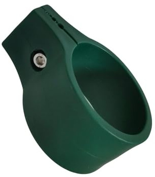 Collier de fixation pour clôture, collier de fixation pour poteau, collier de fixation pour entretoise, collier de fixation vert 60 mm en plastique