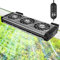 fishkeeper Aquarien Kühler, Aquarien Lüfter, Aquarium Wasserkühler, einstellbare Luftgeschwindigkeit und Timer, leiser Aquarienlüfter für Süßwasser-Salzwasser-Aquarien bis 60 cm (3 Lüfter)