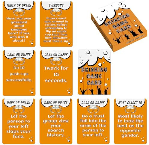 Trinkspiele, Trinkspiele für Erwachsene - Wettbewerbsfähiges Kartenspiel für Spieleabende | Das urkomische Kartenspiel für Erwachsene für Studenten, lustige Partys und Brettspielabende mit Ihrer Grupp