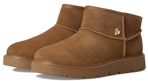 Skechers Mujer Keepsakes Cozy Cozy Mini Slip-In Entrenador, Chestnut Suede Wool, 40 EU