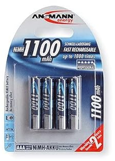 ANSMANN NiMH Akku Premium, Micro AAA, 1.100 mAh, 4er Blister