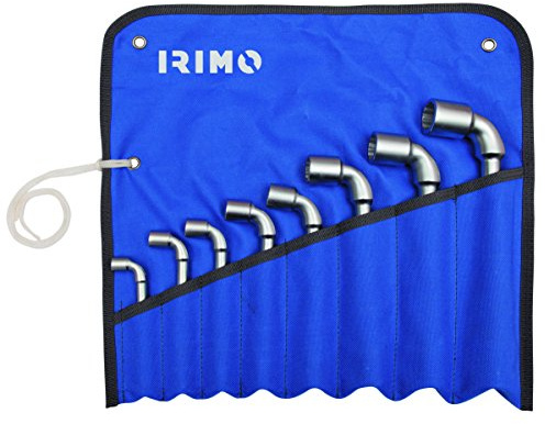 Irimo - Jeu de 8 clés à pipe débouchées en pochette 8 à 22 mm - 52-8-W