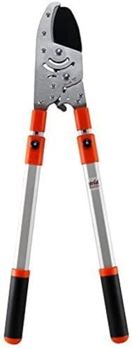 Génial Garden - Coupe-Branches à Crémaillère Ultra Puissant | Cisaille Télescopique Réglable 60-108 cm | Lame Acier SK5 | Poignées Ergonomiques | Coupe Facile Bois Dur 5 cm | Outil Élagage Jardin