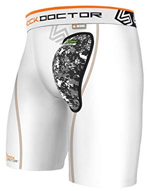 Shock Doctor Herren 's AirCore Hard Cup Compression Shorts