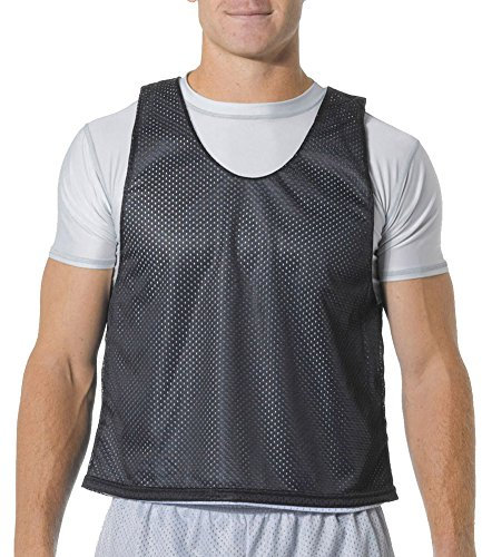 A4 Herren Lacrosse Reversible Practice Jersey, schwarz / weiß, Mittel