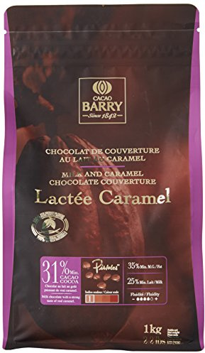 CACAO BARRY 31% Min Cacao Chocolat Lactée Caramel Pistoles 1 kg