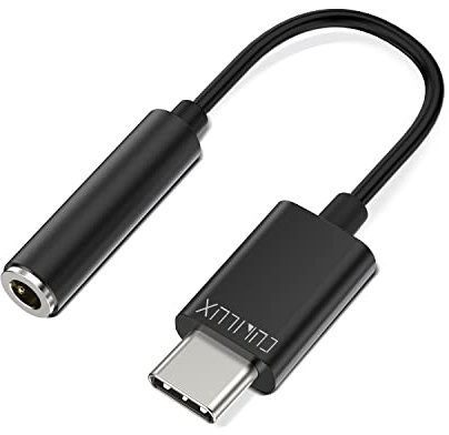 Cubilux USB C auf 3,5 mm Kopfhörer Adapter, 192kHz/24Bit, TRRS | USB Audio Adapter mit 3,5 mm TRRS für Kopfhörer, In Line Mikrofon und Tastensteuerung an Geräten mit USB C
