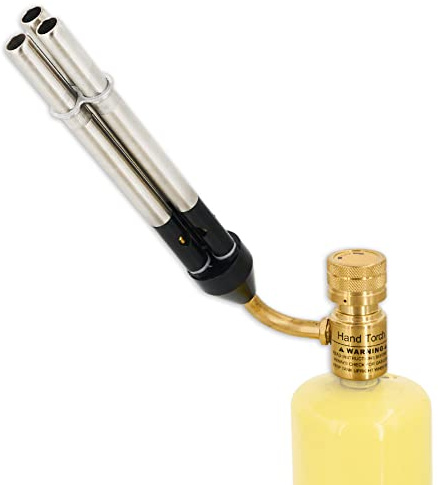 3 Heads MAPP/Propane Torch For Gas Welding Soldering, Brazing