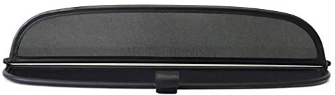 PureWind Windschott kompatibel mit Mercedes SL R230 Baujahr 2001-2012 (Schwarz) – Windschott Universal mit Anbaumaterial ohne Tasche