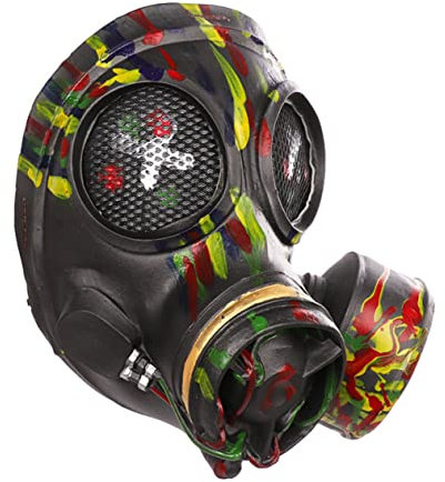 Toyvian Creepy Cosplay Für Halloween Steampunk Gasmaske Bequeme Und Atmungsaktive Für Kostümpartys Und Grusel-events Hochwertiges Halloween-accessoire