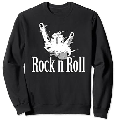 Rock N Roll | Pommesgabel | Mano Cornuta | Rock Hand | Biker Sweatshirt