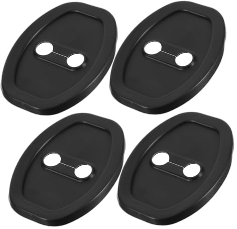 DRESSOOS Car Door Lock Latches Cover Silicone Door Latch Protective Cover Universal Protection Latches Covers Shock Absorption Pad Noise Reduction Protector 4 Pack for Car Doors