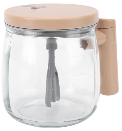 Electric Mixing Mug, 400ml Electric Mixing Cup Automatic Self Stirring Coffee Mug Glass Stirring Coffee Cup with Lid and Handle for Home Office