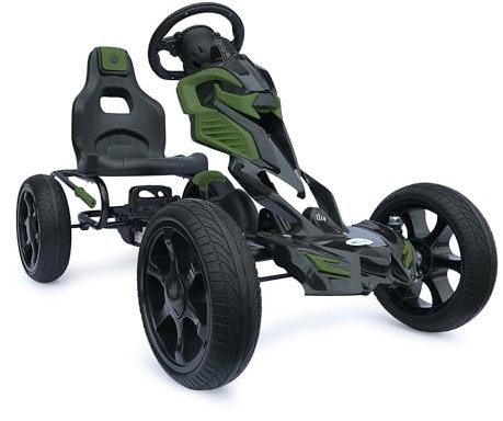 Kinder Pedal Go Kart - 5-12 Jahre, Mit Pedal, Shaum Reifen Eva Wheels