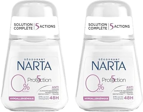 Narta Femme Déodorant Bille Protection 5 0% 50 ml (Lot de 2)