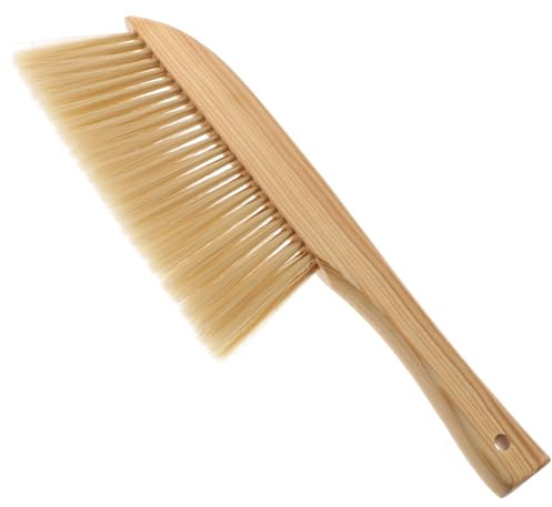 DEARMAMY Wooden Handle Plastic Wire Bed Sweeping Brush Multi-use Lint Brush for Pet Hair Removal Rug Cleaning Stray Cleaner Lint Roller for Pet Hair