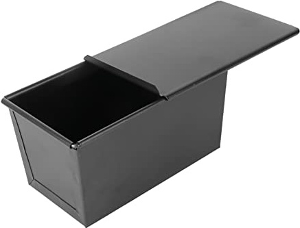 Hemobllo Stampo per Nero con Antiaderente 30X10 Cm per Pane e Toast per