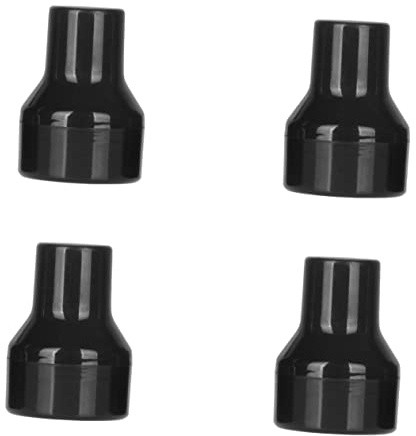 SAFIGLE 4pcs Black Mushroom Shape Makeup Powder Puff Set for Girls and Ladies, Washable Abs Material Applicators to Apply Makeup Evenly for Daily Cosmetic Use