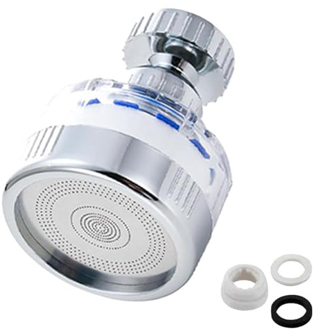 360° Rotating Faucet Filter for Kitchen and Bathroom,Tap Water Filter | ABS WaterFilter Replacement Paper for Taps, Hard Water Tap Filter, TapFilter Bath Sink, Tap Water Filter, TapWaterFilter